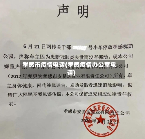 孝感市疫情电话(孝感疫情办公室电话)-第1张图片