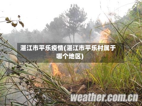 湛江市平乐疫情(湛江市平乐村属于哪个地区)-第1张图片