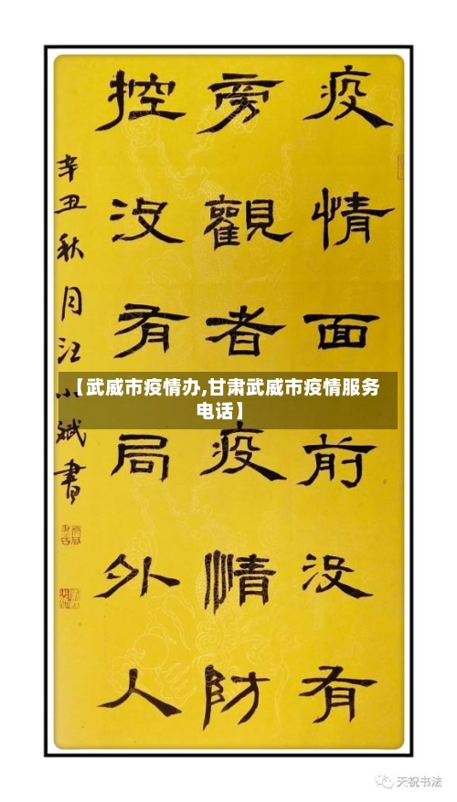 【武威市疫情办,甘肃武威市疫情服务电话】-第2张图片