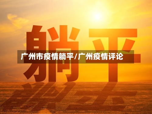 广州市疫情躺平/广州疫情评论-第2张图片